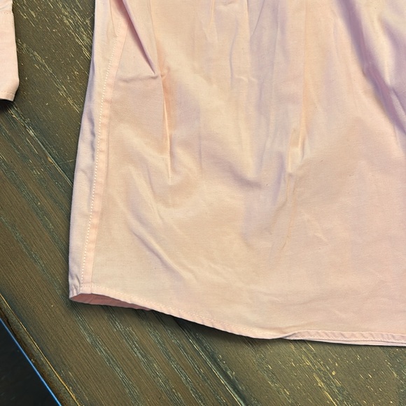 Lands End Button Up Shirt. 26W. Pink. - Picture 7 of 9